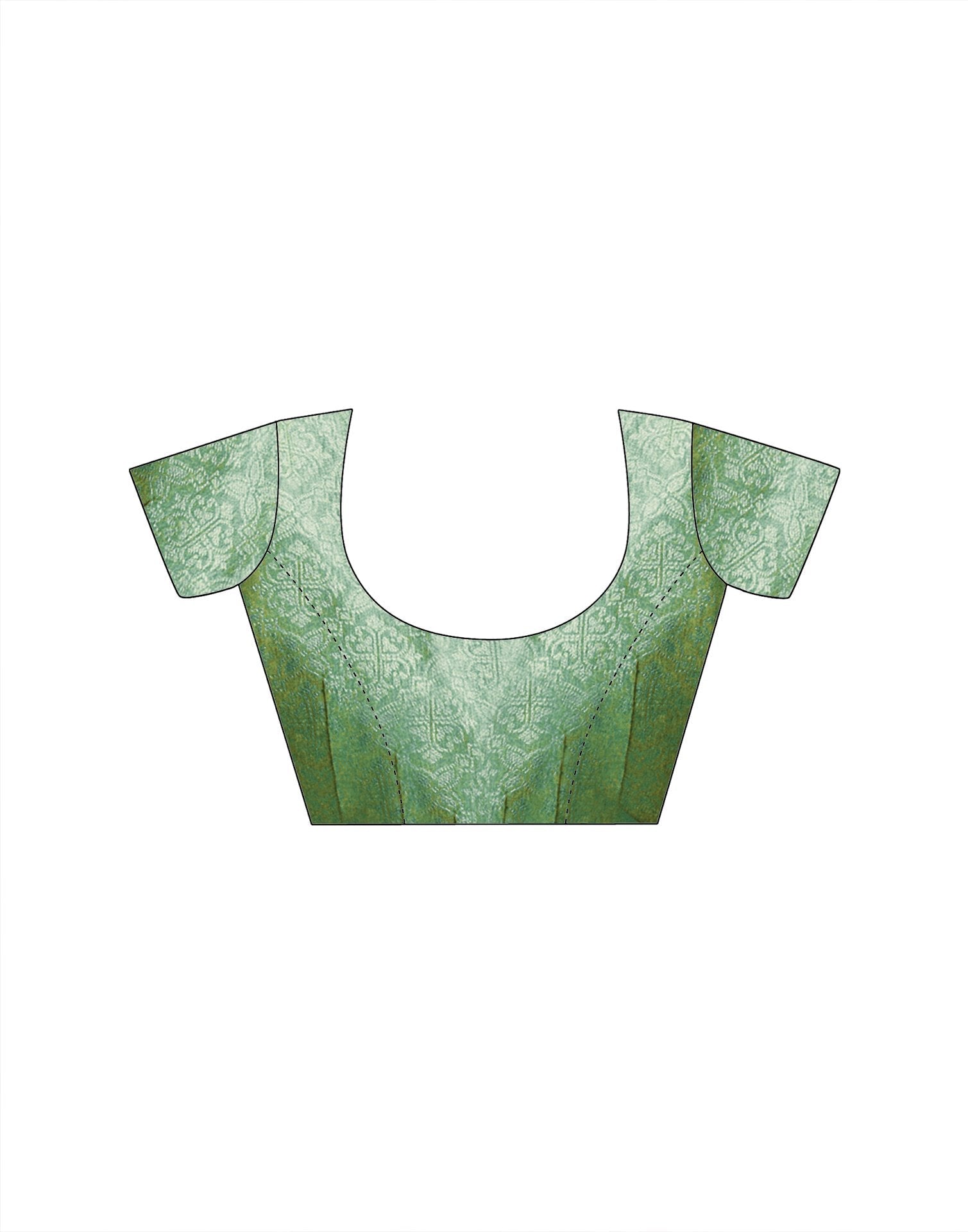 Pista Green Tissue Silk Woven Banarasi Saree